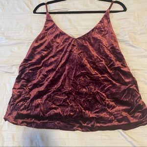 Banana republic velvet cami